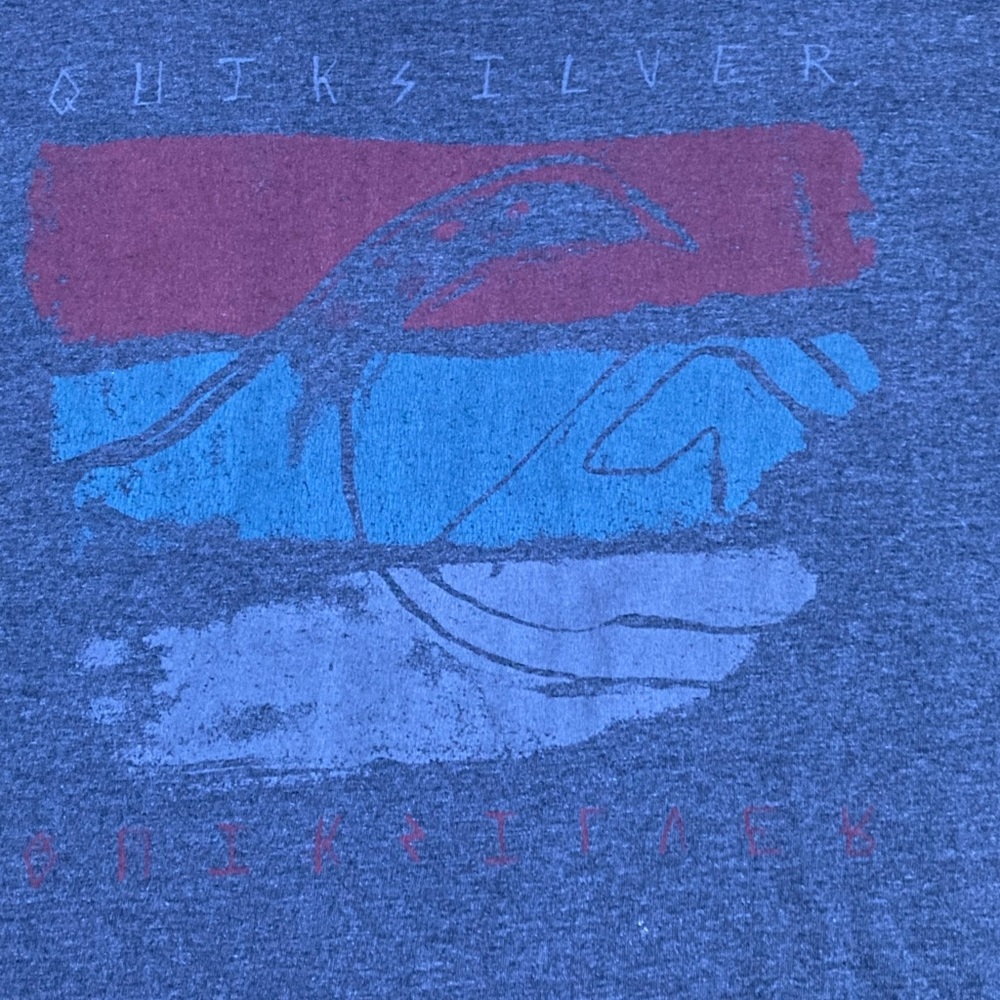 Y2K Style Dark Grey Quicksilver T